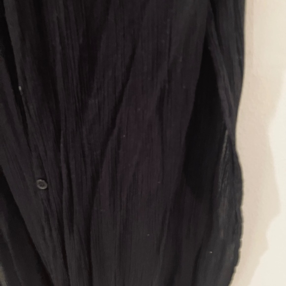 Boho Me Women’s Size S Short Sleeve Button Front Gauze Shirtdress - Picture 9 of 11